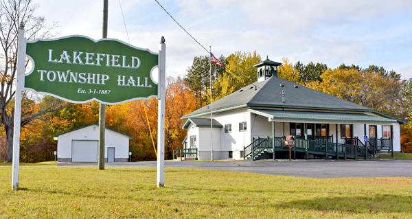 Lakefield Township Hall of Michigan, Luce County | Lakefield Township in the Upper Peninsula of Michigan